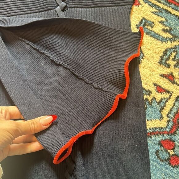 Opening Ceremony Criss Cross Ribbed-knit Midi Dress - Picture 13 of 15